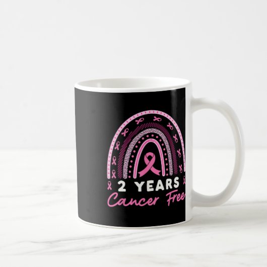 2年乳がん自由生存女性 コーヒーマグカップ (右)