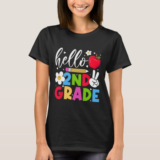 2年生おめでとう！新学期を迎える2年生チーム Tシャツ (正面)