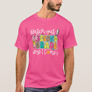 2年生おもしろい目ここ可愛い来女の子B Tシャツ