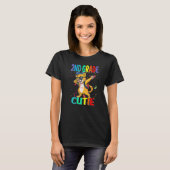 2年生かわいこちゃん猫新学期 Tシャツ (正面フル)