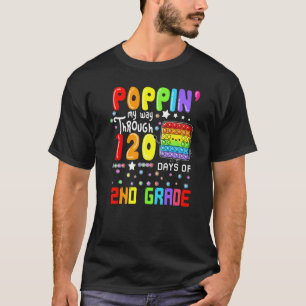 2年生のかわいいPの120日を通って私の道をPoppin Tシャツ