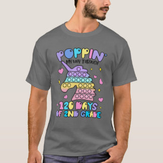 2年生のかわいいUの120日を通って私の道をPoppin Tシャツ