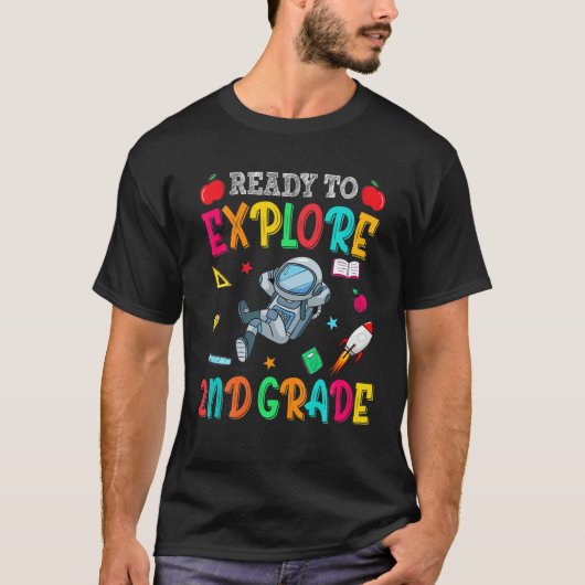 2年生のアストーン叔母さんを探検する準備ができていおもしろいる Tシャツ (正面)