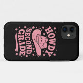 2年生のカウボーイ カウガール バックトゥスクール Case-Mate iPhoneケース (裏面(横))