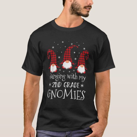 2年生のノーム先生と一緒のクリスマス Tシャツ (正面)