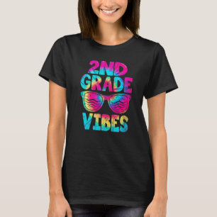2年生のビベス絞り染め学校給食の初日 Tシャツ