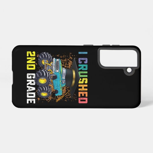 2年生のモンスタートラックの卒業式をつぶした SAMSUNG GALAXYケース (裏面横)