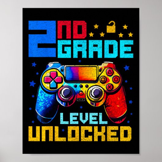 2年生のレベルをアンロックしたゲーマーの初登校 ポスター (正面)