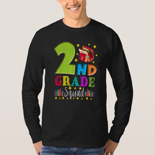 2年生の仲間たち 新学期 2年生の先生方 Tシャツ (正面)