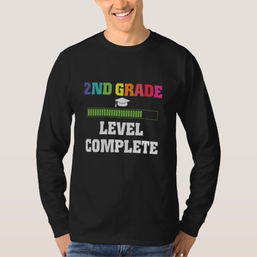 2年生の修了をお祝いする完全な学生ギフト Tシャツ (正面)