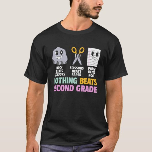 2年生の先生のためのバックトゥスクールギフト Tシャツ (正面)