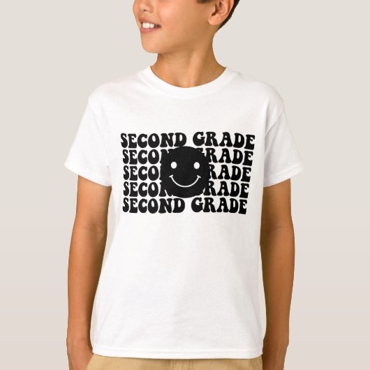 2年生の先生のためのバックトゥスクール Tシャツ (正面)