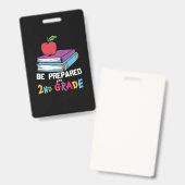 2年生の先生は2年生に備えろ バッジ (正面＆裏面)