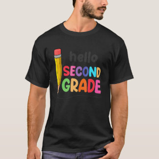 2年生の先生へ はじめての学校 初日 のごあいさつ Tシャツ