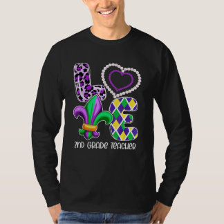 2年生の先生プレイドヒョウの衣装Iラブマール Tシャツ