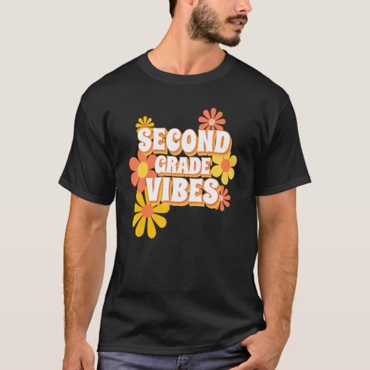 2年生の先生 バックトゥスクール Tシャツ (正面)
