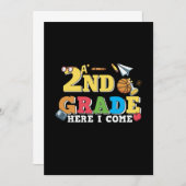 2年生の先生 2年生だ! 招待状 (正面/裏面)