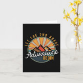 2年生の冒険で2年生のお茶を始めよう カード (黄色い花)