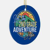 2年生の冒険を先生に戻す セラミックオーナメント (右)