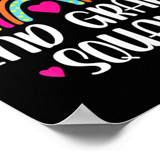 2年生の分隊先生おもしろいレインボー恋人に戻る ポスター (角)