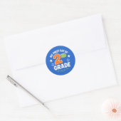 2年生の初めての日 ラウンドシール (封筒)