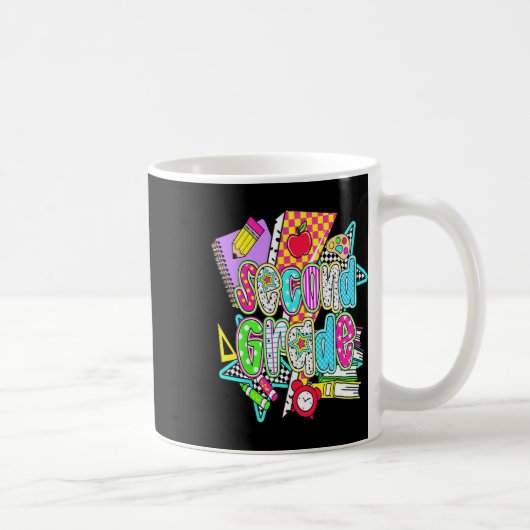 2年生の初日 フラワーバンドル 先生用 コーヒーマグカップ (右)