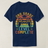 2年生の卒業レベルの完全なビデオゲームのクラス Tシャツ (デザイン正面)