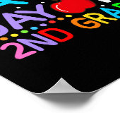 2年生の卒業式の最終日 ポスター (角)