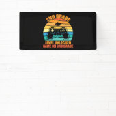 2年生の卒業新学期レベルのロック解除 横断幕 (インサイチュ)