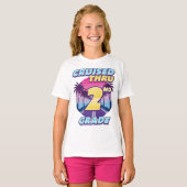 2年生の卒業生の生涯通学 Tシャツ (正面フル)