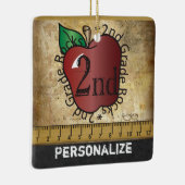 2年生の学校の先生ロック セラミックオーナメント (右)