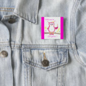 2年生の学生のピンボタンへようこそ 缶バッジ (インサイチュ)