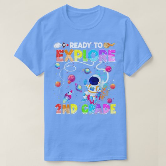 2年生の宇宙飛行士を~に戻すおもしろい準備ができている Tシャツ (デザイン正面)