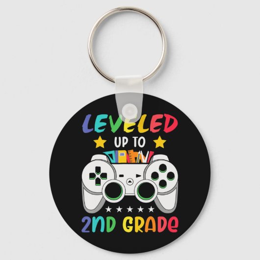 2年生の少年2年生の搭乗員に戻る平準化 キーホルダー (正面)