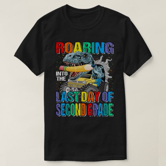 2年生の怪物の最後の日に轟音を出す Tシャツ (デザイン正面)