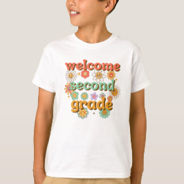 2年生の新しいスタートに ウェルカム セカンド グレード バック トゥ スクール フルスト デイ Tシャツ