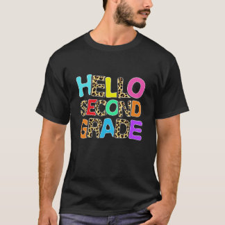2年生の新学期 ヒョウ柄の2年生 Tシャツ