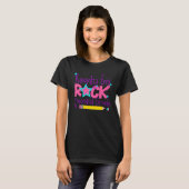 2年生の最初の日が2年生をロックする準備ができて Tシャツ (正面フル)