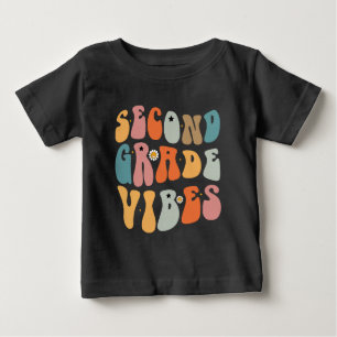 2年生の気分 バックトゥスクール グルービー スクール ベビーTシャツ