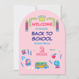 2年生の皆さん、学校へようこそ！ 招待状