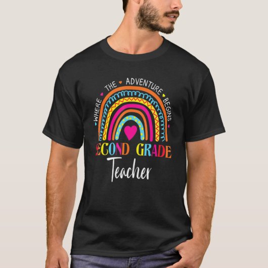 2年生の虹の先生チーム 2年生のチーム Tシャツ (正面)