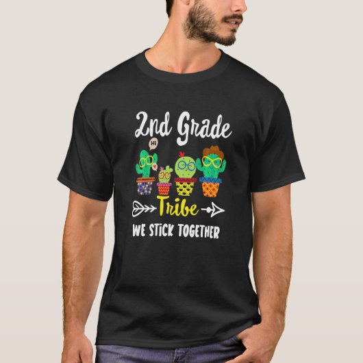 2年生の部族サボククルー2年生の先生Squ Tシャツ (正面)