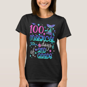 2年生の魔法の日100マーメイドキッズ女の子T Tシャツ