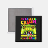2年生のCkをクラッシュする準備ができて学校のビデオゲーム マグネット (正面/裏面)