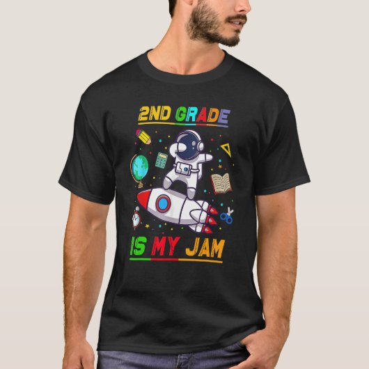 2年生は私のジャム宇宙飛行士新学期Explo Tシャツ (正面)