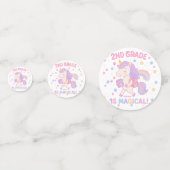 2年生は魔法のユニコーンバックスクール先生 コンフェッティ (裏面)