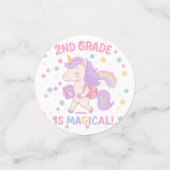 2年生は魔法のユニコーンバックスクール先生 コンフェッティ (スモール正面)