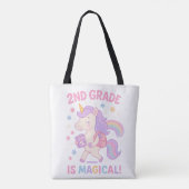 2年生は魔法の新学期ユニコーン トートバッグ (裏面)