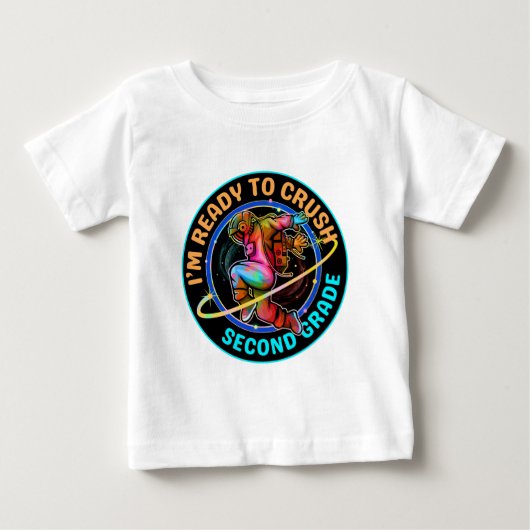 2年生をぶっ飛ばすぞ ベビーTシャツ (正面)