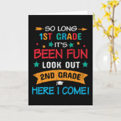 2年生を見てここでI来新学期キッズ カード (黄色い花)